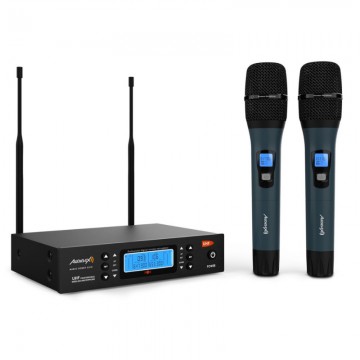 Audibax Sidney U310 Doble Micro mano UHF conFrecuencia seleccionable