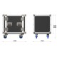 TRITON FLIGHTCASE ESTANDAR 19" 12U FONDO 520 mm