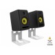 Audibax Neo STM 4WS Soportes de Mesa Para Monitor Estudio y Altavoz (Pareja)