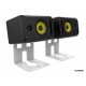 Audibax Neo STM 4WS Soportes de Mesa Para Monitor Estudio y Altavoz (Pareja)