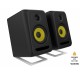 Audibax Neo STM 2WS Soportes de Mesa Para Monitor Estudio y Altavoz (Pareja)