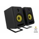 Audibax Neo STM 2BS Soportes de Mesa Para Monitor Estudio y Altavoz (Pareja)