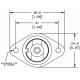 PORTA LAMPARAS S26 PARA R7 Y RX7 OSRAM (69012)